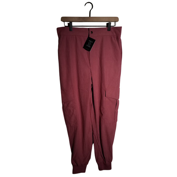 Area Stars Waffle Cargo Jogger Pants Mauve Size Large NWT - Picture 1 of 8